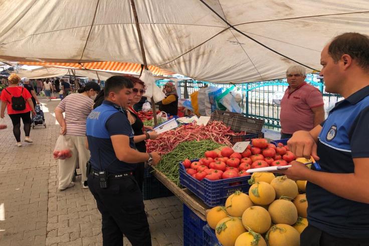 Cuma Pazarı’nda denetim gerçekleştirildi