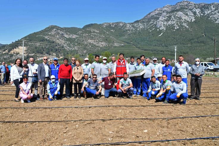Yeşilüzümlü’ye Aromatik Bitkiler Bahçesi