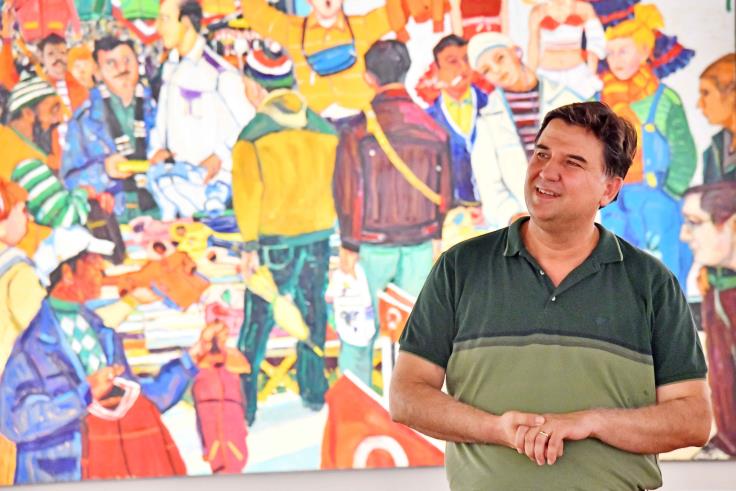 Başkan Karaca, “renk ve figür, likya yolunda “ sergisini ziyaret etti