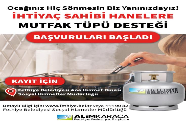 İhtiyaç Sahibi Hanelere Mutfak Tüpü Desteği Başlıyor