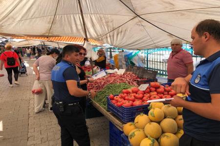 Cuma Pazarı’nda denetim gerçekleştirildi