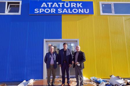 Belediye & Saran Holding işbirliğinde Spor Salonu yapılıyor