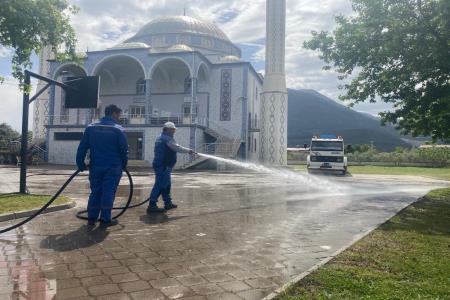 Fethiye’de Camiler Ramazan Bayramı’na hazırlanıyor