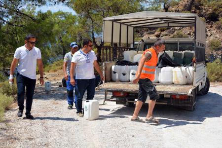 İlk müdahale için ‘bidonlu’ önlem