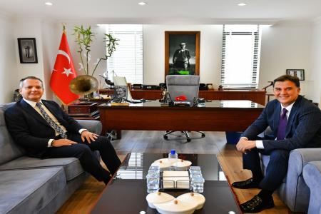 Kaymakam Fatih Akkaya’dan Başkan Karaca’ya İade-i Ziyaret