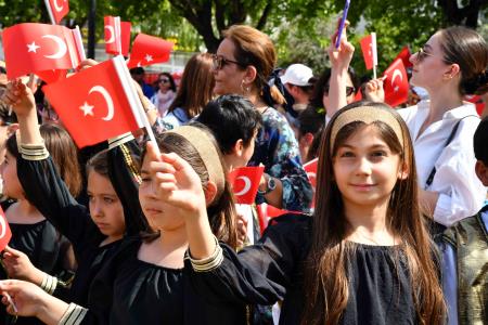 Bahriye Üçok Parkı’nda 23 Nisan etkinliği düzenlendi