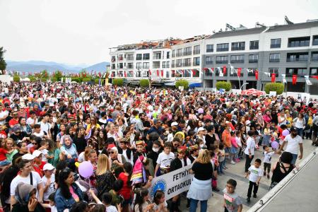 23 Nisan Bayramı Fethiye’de coşkuyla kutlandı