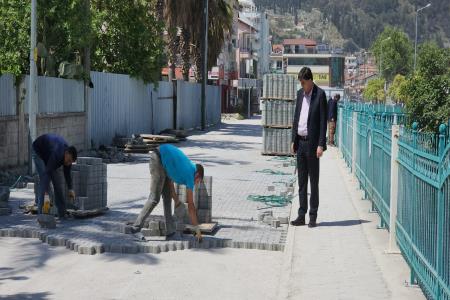 Parke çalışmaları tamamlandı