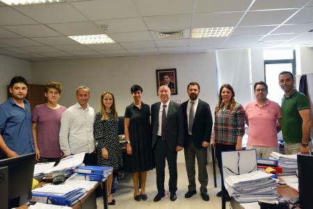 Başkan Vekili Cüceoğlu Belediye Personeliyle Bayramlaştı