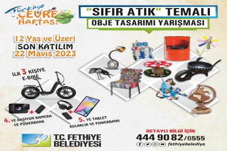 “SIFIR ATIK TEMALI” OBJE TASARIM YARIŞMASI BAŞLIYOR